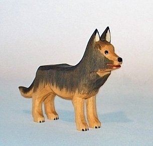 Sievers-Hahn Krippenfiguren Hirtenhund , Originalfigur von Lotte Sievers-Hahn