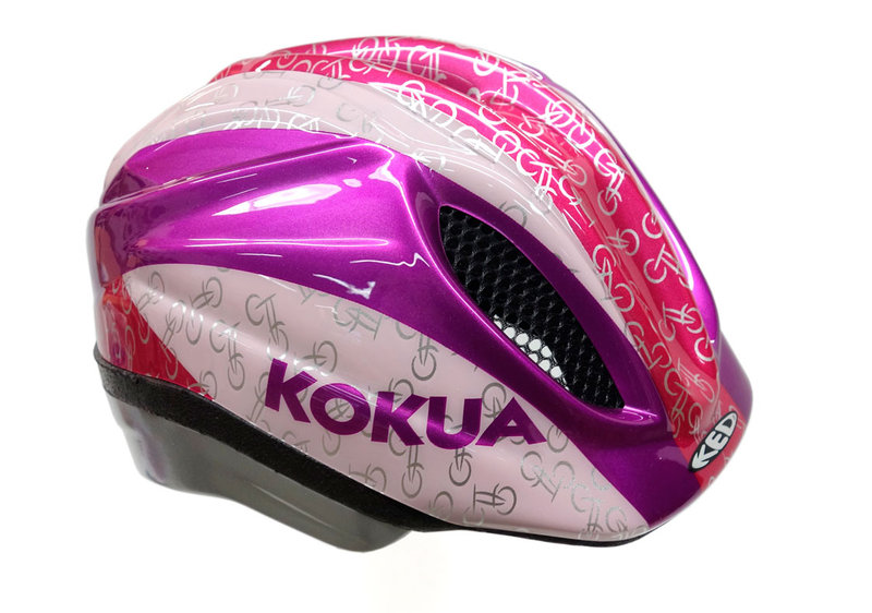 Zubehör KOKUA Fahrradhelm von KED Größe M in pink
