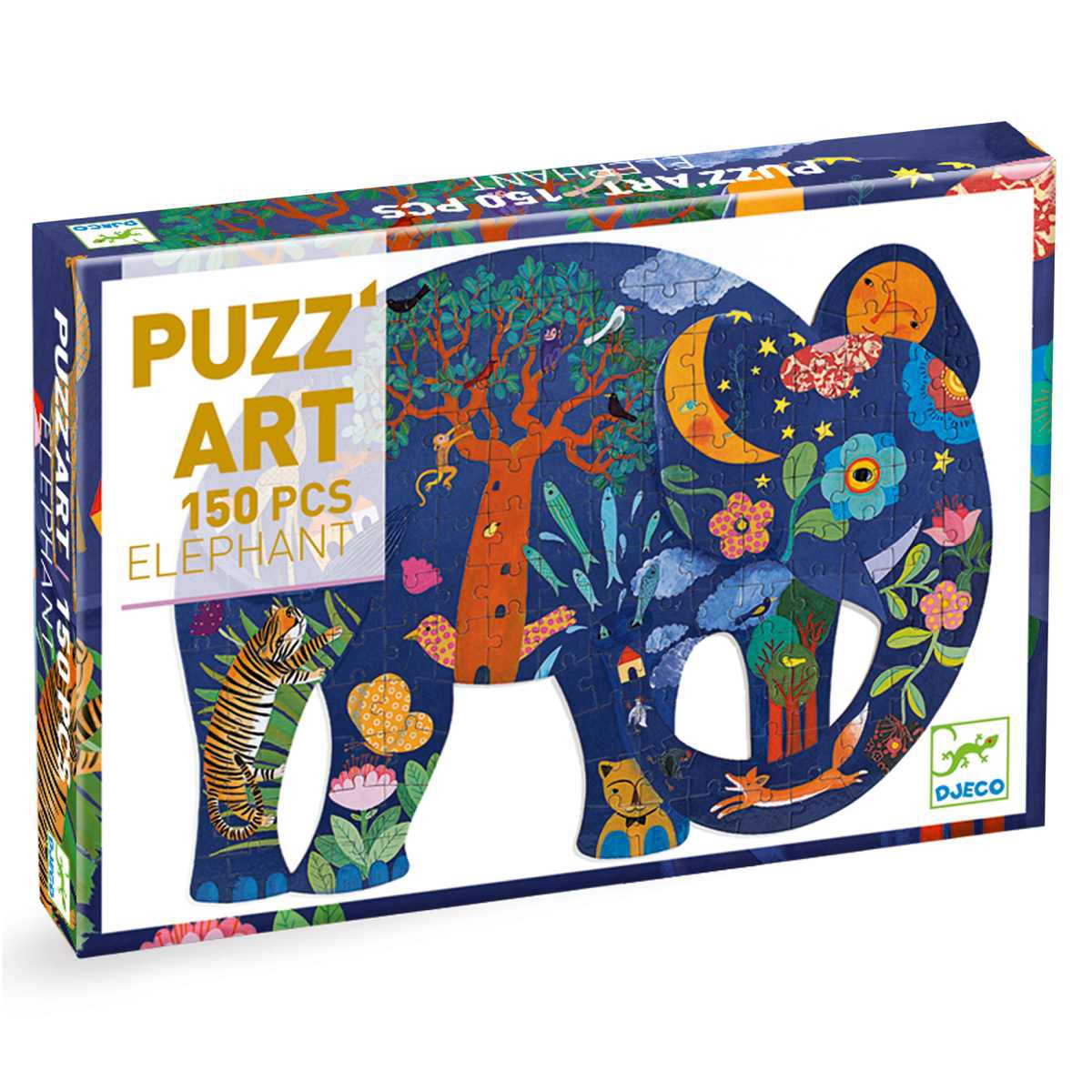 Djeco Puzzle Elephant 150 Teile, Alter 6 +
